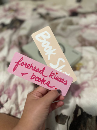 Forehead Kisses and Books - Bookmark