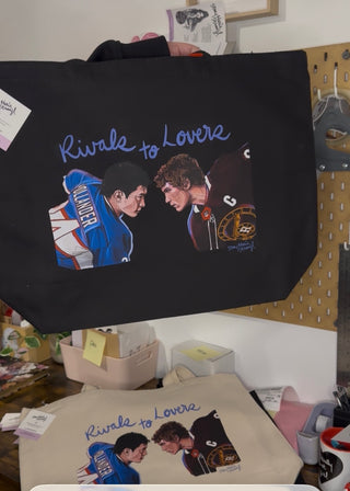 Heated Rivalry Tote Bag