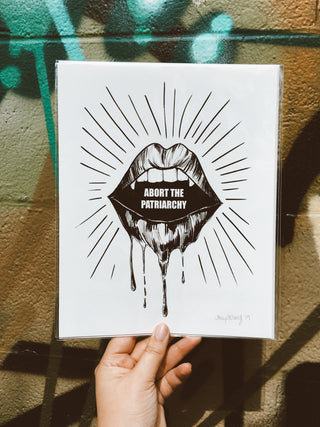 Abort the Patriarchy Art Print