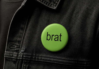 Brat Button Pin