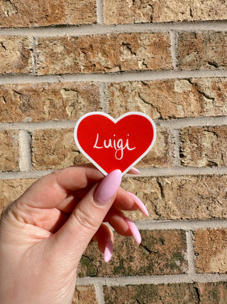 Luigi Sticker