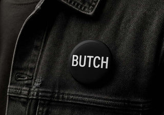 Butch Button Pin