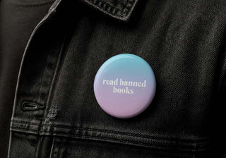 Read Banned Books Button Pin
