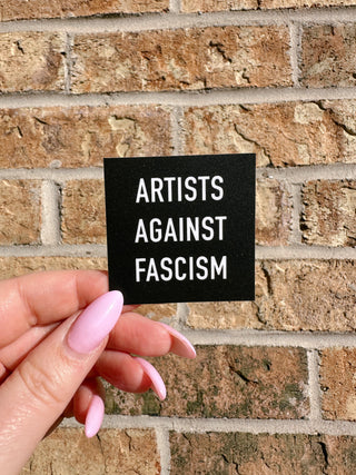 Artists Against Fascism Sticker