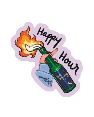 Happy Hour Sticker
