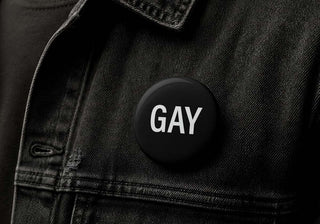 Gay Button Pin