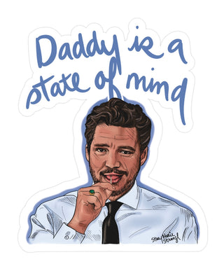 Daddy is a State of Mind Sticker