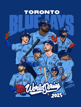 Blue Jays World Series Baseball Art Print