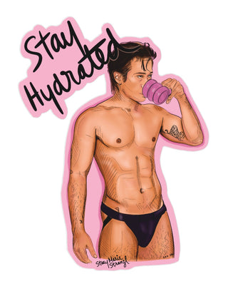 Stay Hydrated (Hudson Williams) Sticker