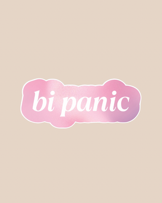 Bi Panic Sticker
