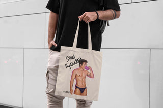 Hudson Williams Stay Hydrated Tote Bag